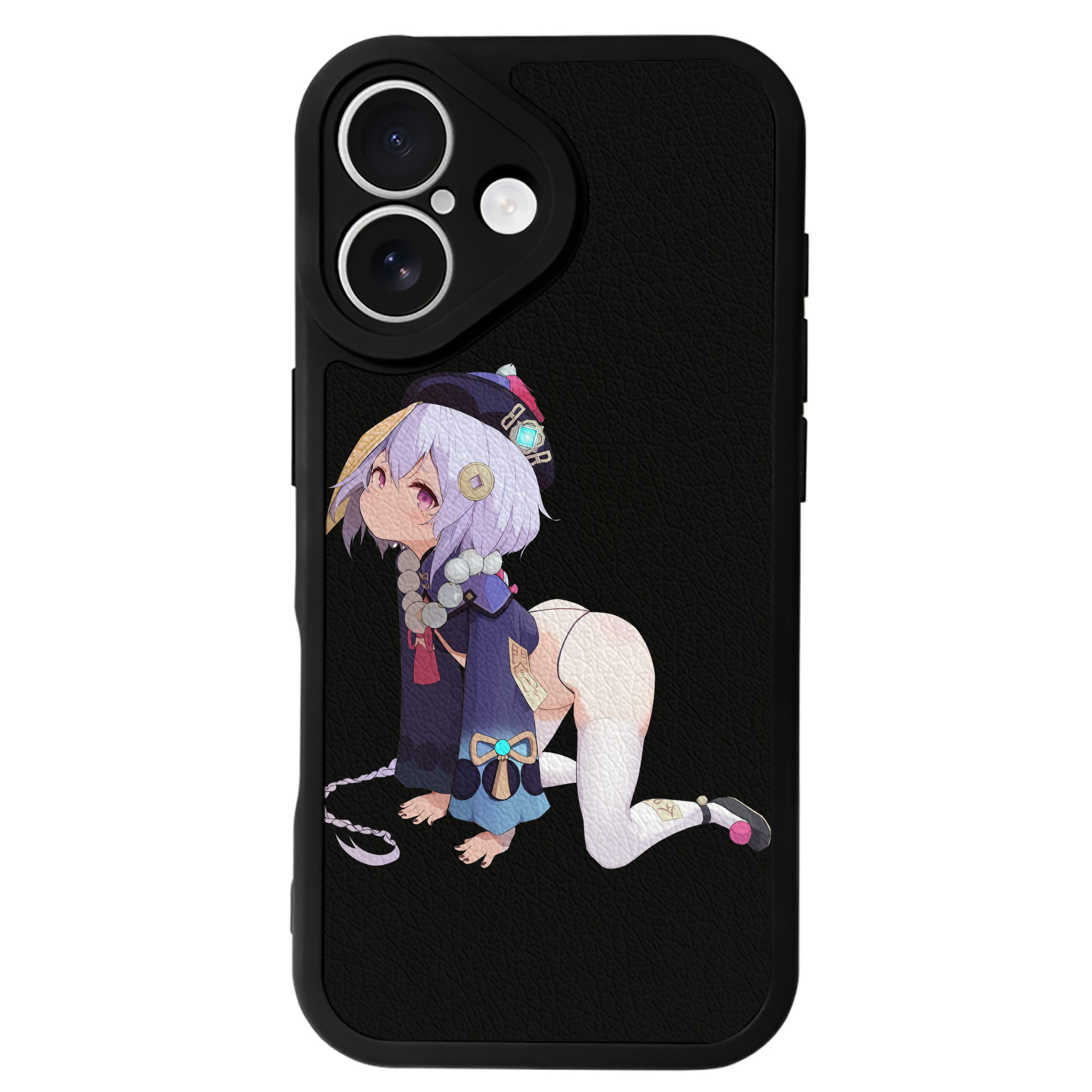 げんし神 七七 なな  genshin Nana 【iPhone 16シリーズ対応】シリコンスマホケース（レザー調） 材質：シリコン